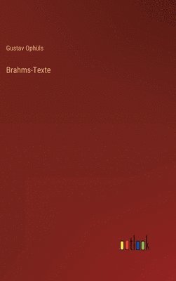 bokomslag Brahms-Texte