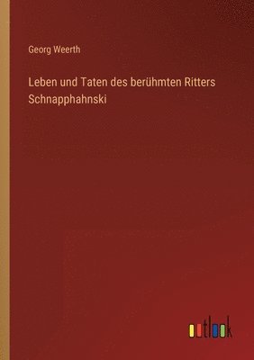 bokomslag Leben und Taten des beruhmten Ritters Schnapphahnski