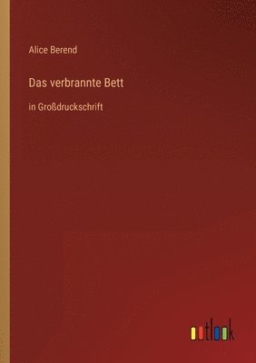 verbrannte Bett