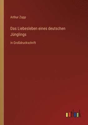 bokomslag Das Liebesleben eines deutschen Junglings