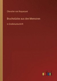 bokomslag Bruchstücke aus den Memoiren