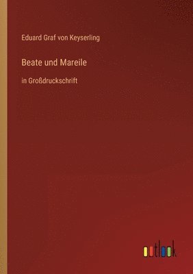 bokomslag Beate und Mareile