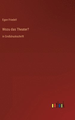 bokomslag Wozu das Theater?