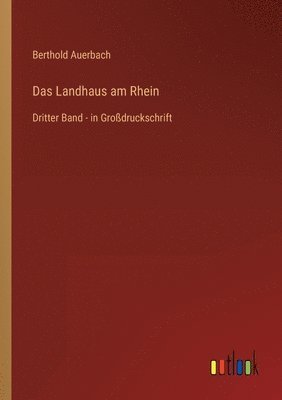 Berthold Auerbach - Landhaus am Rhein, Häftad