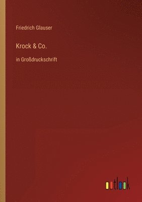 Friedrich Glauser - Krock & Co., Häftad