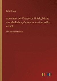 bokomslag Abenteuer des Entspekter Brasig, burtig aus Meckelborg-Schwerin, von ihm selbst erzahlt