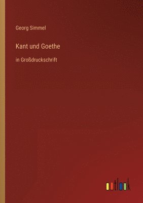 bokomslag Kant und Goethe