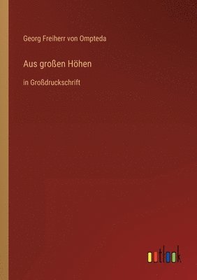 bokomslag Aus grossen Hoehen