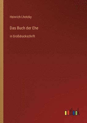 bokomslag Buch der Ehe