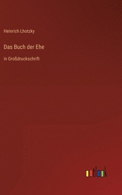 bokomslag Buch der Ehe