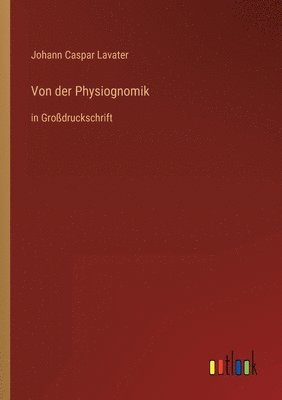 bokomslag Von der Physiognomik