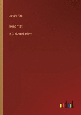 bokomslag Geächtet