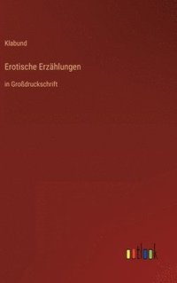 bokomslag Erotische Erzählungen