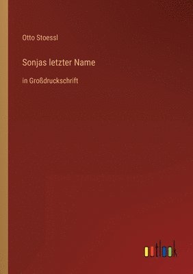 bokomslag Sonjas letzter Name
