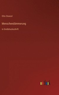 bokomslag Menschendämmerung