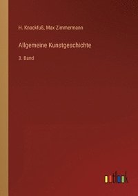 bokomslag Allgemeine Kunstgeschichte