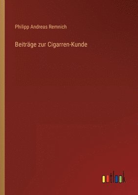 bokomslag Beiträge zur Cigarren-Kunde