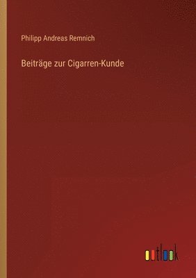 bokomslag Beitrage zur Cigarren-Kunde