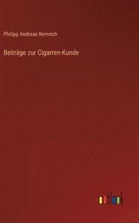 bokomslag Beitrge zur Cigarren-Kunde
