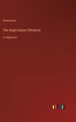 bokomslag Anglo-Saxon Chronicle