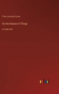 bokomslag On the Nature of Things