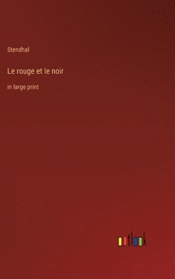 bokomslag Le rouge et le noir