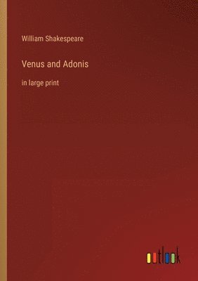 bokomslag Venus and Adonis