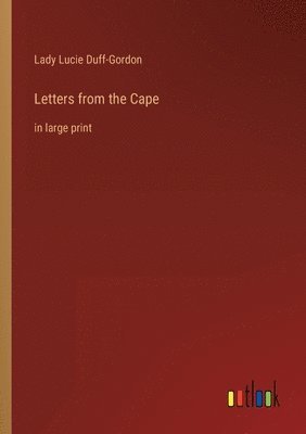 bokomslag Letters from the Cape