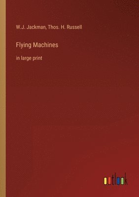 bokomslag Flying Machines