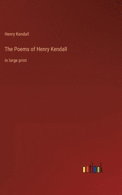 bokomslag Poems of Henry Kendall