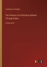 bokomslag The Itinerary of Archbishop Baldwin Through Wales