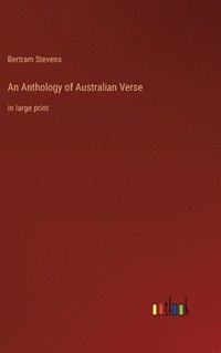 bokomslag Anthology of Australian Verse