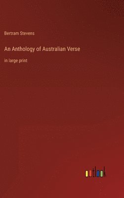 bokomslag Anthology of Australian Verse