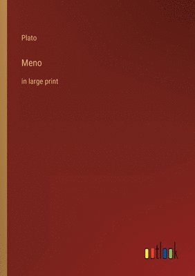 Plato - Meno, Häftad