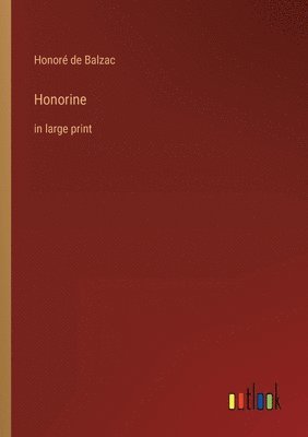 bokomslag Honorine