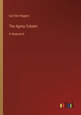 bokomslag The Agony Column