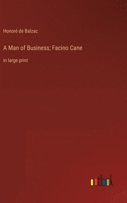 bokomslag A Man of Business; Facino Cane