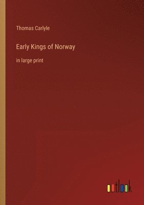 bokomslag Early Kings of Norway