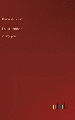 bokomslag Louis Lambert