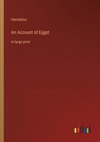 bokomslag Account of Egypt
