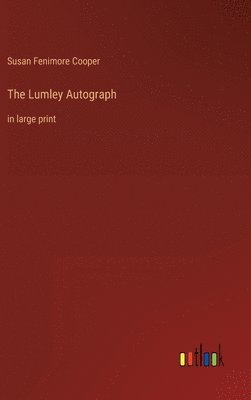 bokomslag Lumley Autograph