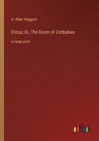 bokomslag Elissa; Or, The Doom of Zimbabwe