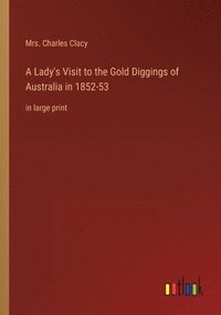 bokomslag A Lady's Visit to the Gold Diggings of Australia in 1852-53