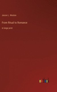 bokomslag From Ritual to Romance