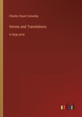 bokomslag Verses and Translations