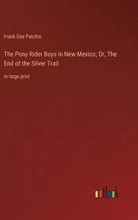 bokomslag Pony Rider Boys in New Mexico; Or, The End of the Silver Trail
