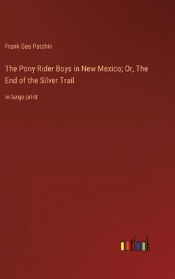 bokomslag Pony Rider Boys in New Mexico; Or, The End of the Silver Trail