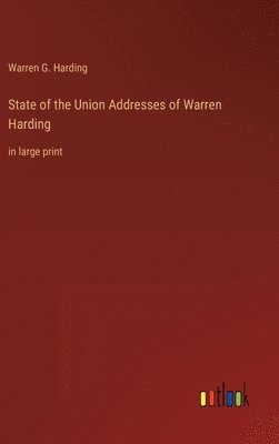 State of the Union Addresses of Warren Harding 1