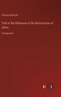 bokomslag Trial of the Witnesses of the Resurrection of Jesus