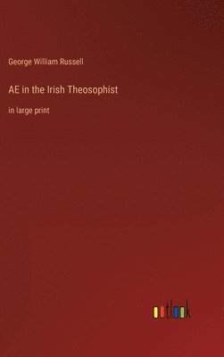 bokomslag AE in the Irish Theosophist